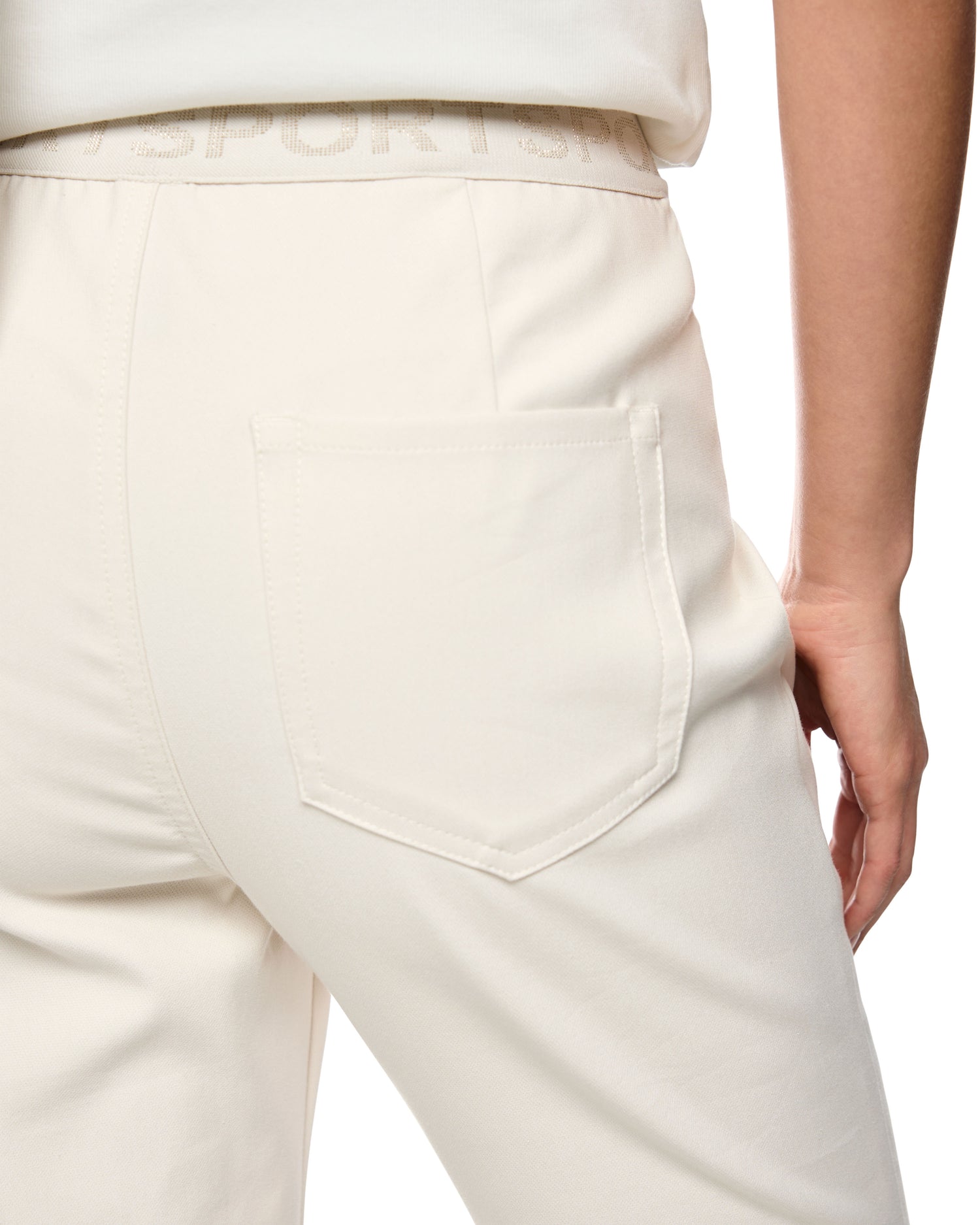 Pull On Siena Trouser - Cream