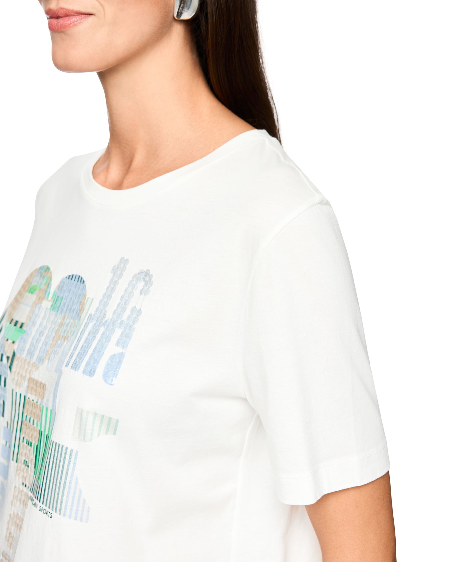 Marc Cain Graphic Tee - White