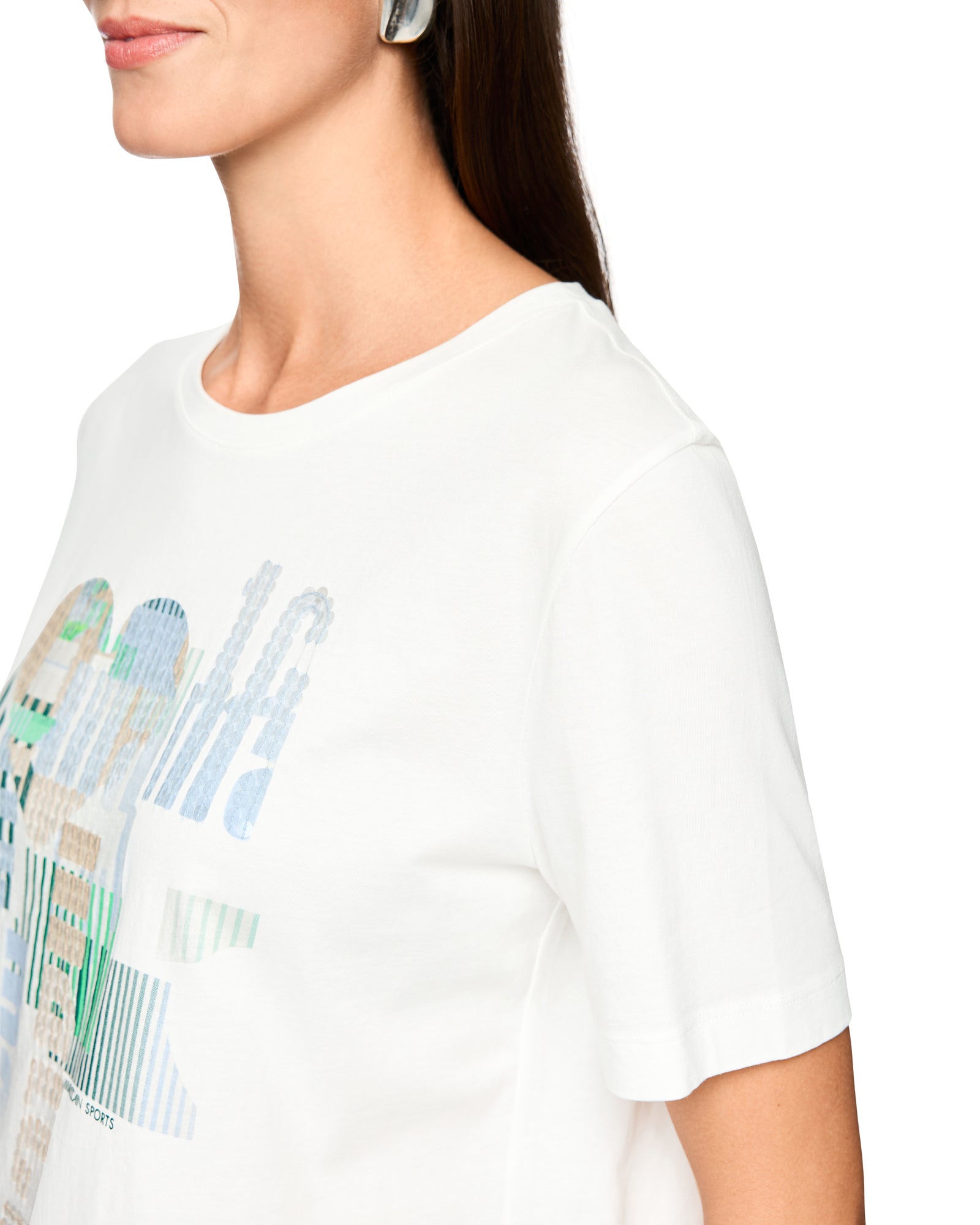 Marc Cain Graphic Tee - White