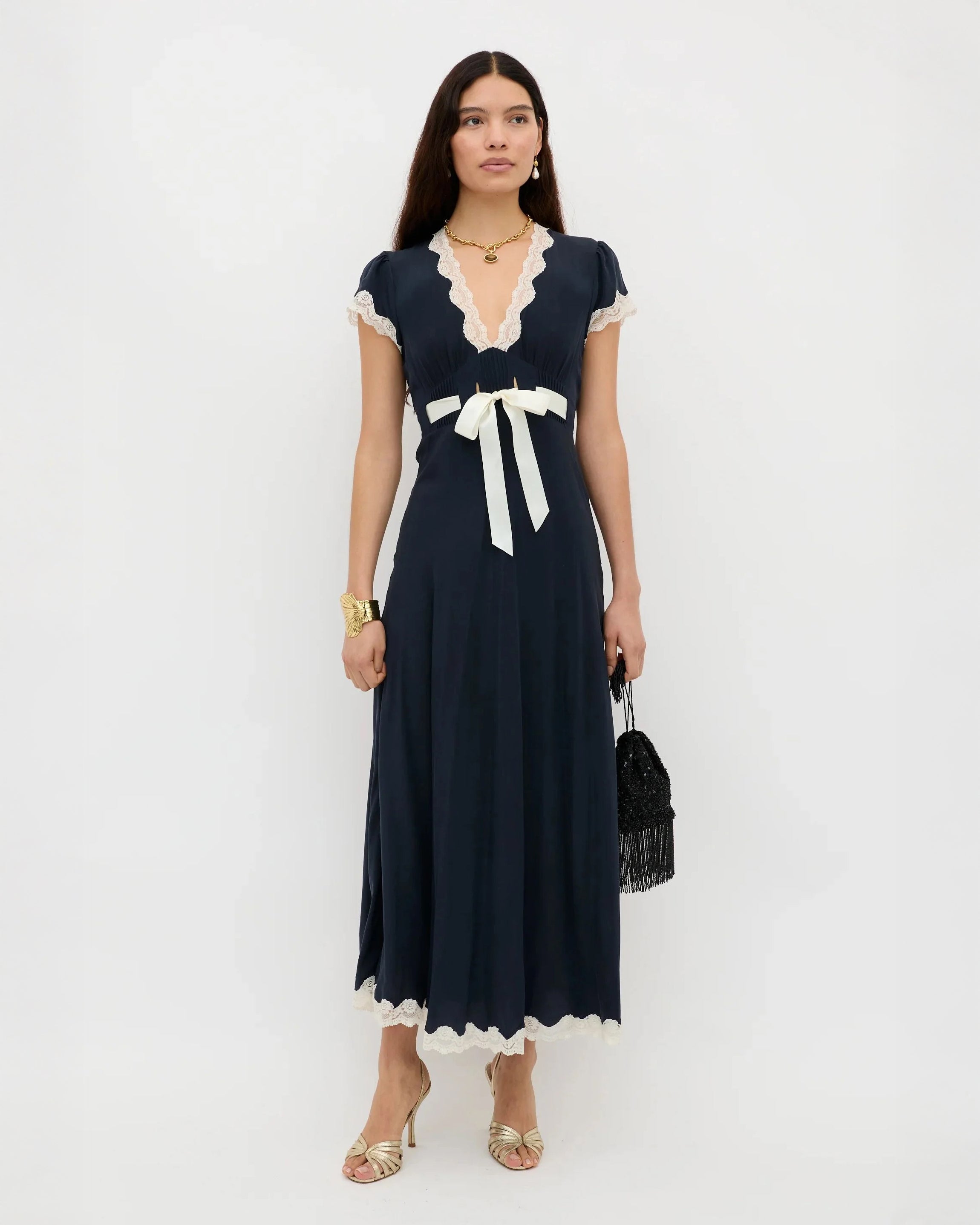 Marlice Dress - Deep Navy