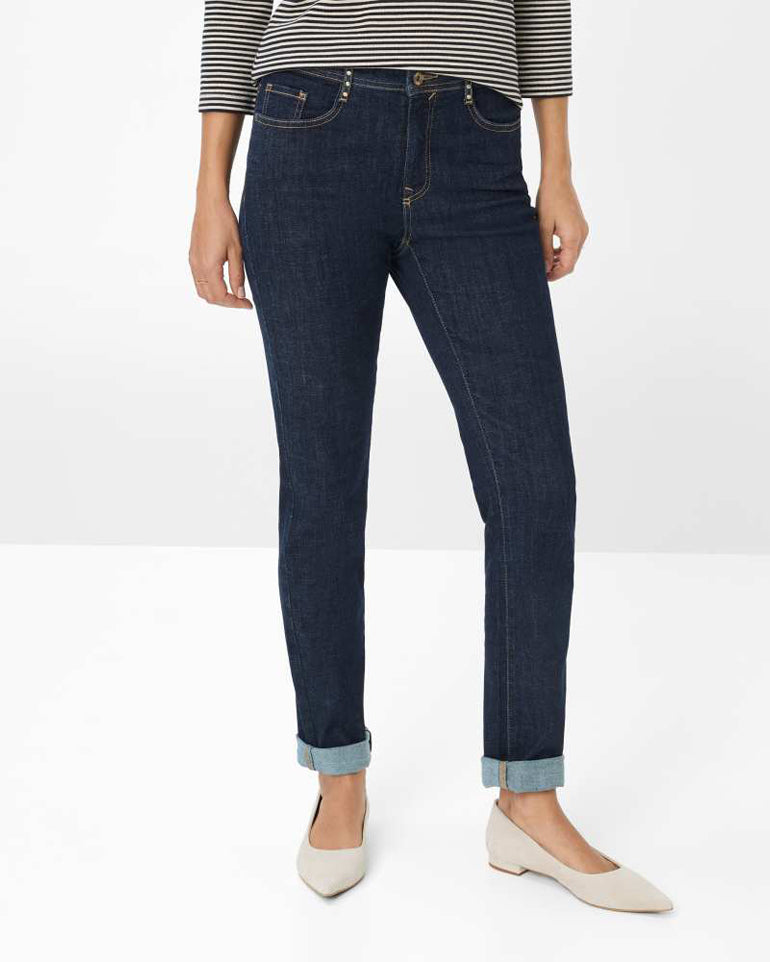 Mary Trousers - Clean Dark Blue