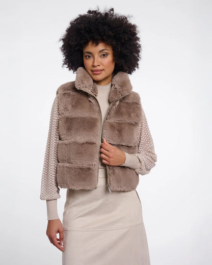 May Waistcoat - Mocha Latte