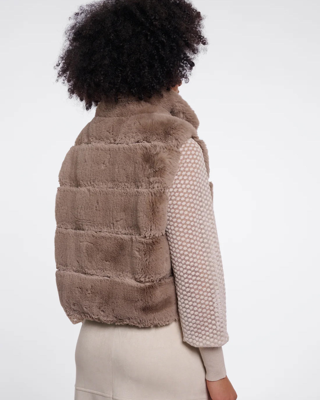 May Waistcoat - Mocha Latte