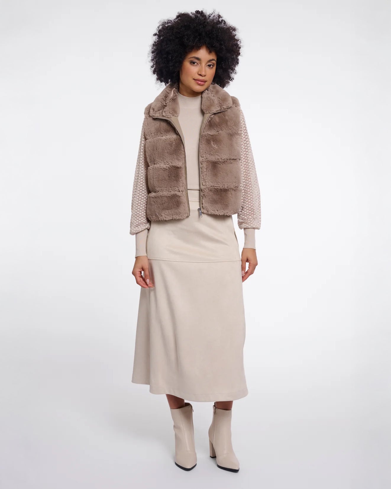 May Waistcoat - Mocha Latte