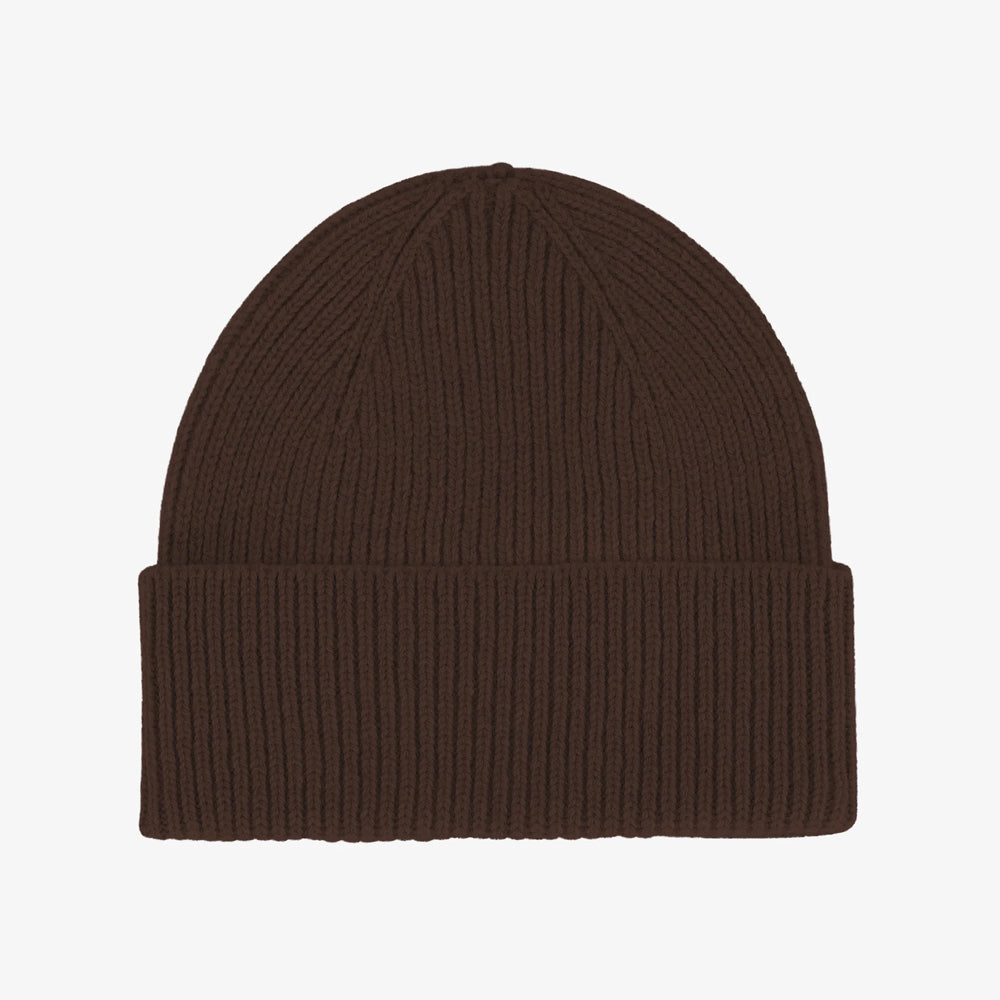 Merino Wool Beanie - Coffee Brown