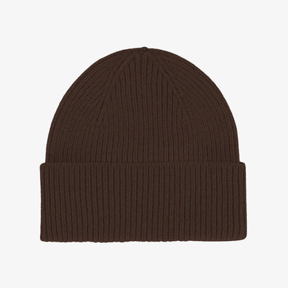 Merino Wool Beanie - Coffee Brown
