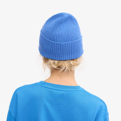 Merino Wool Beanie - Pacific Blue
