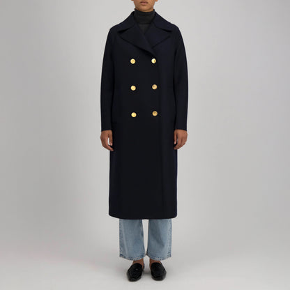 Military Coat - Navy Blue