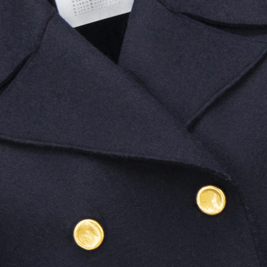 Military Coat - Navy Blue