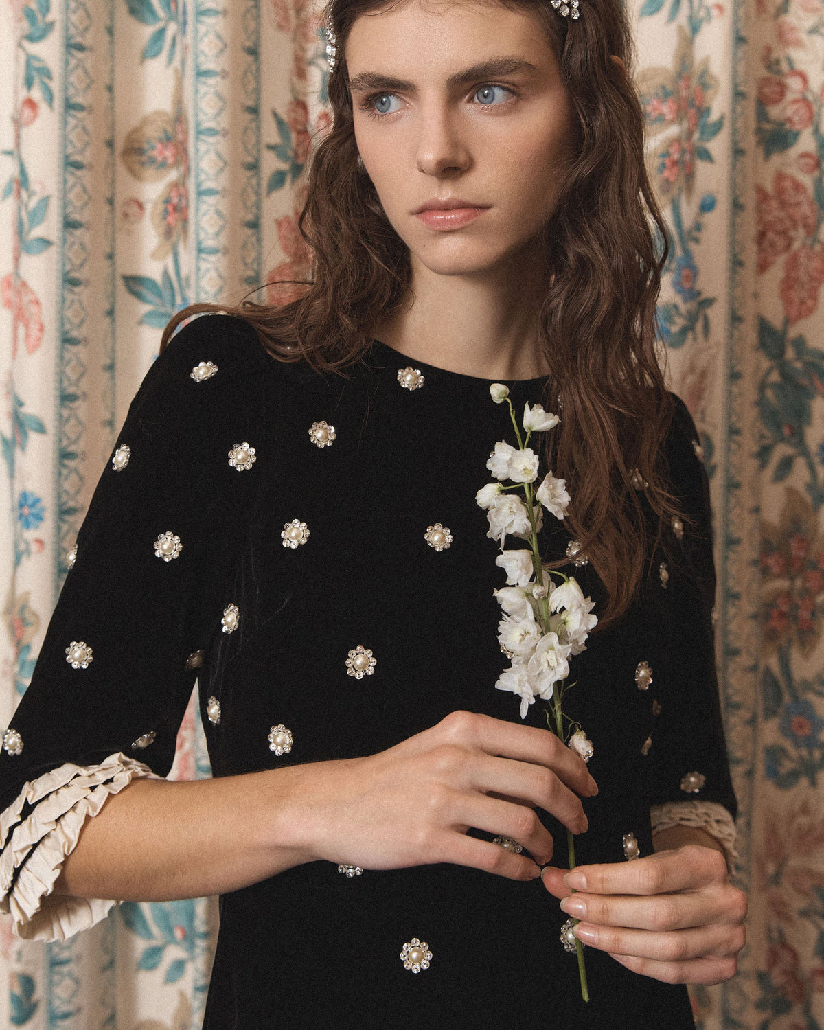 Milly Pearl Dress - Black