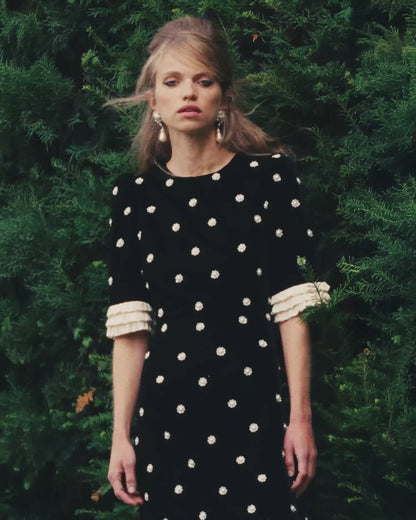 Milly Pearl Dress - Black