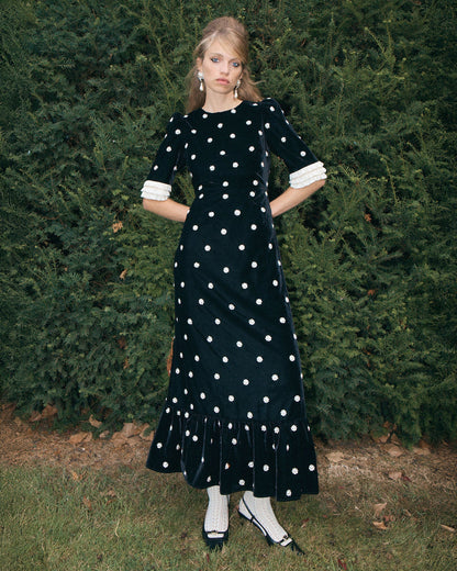 Milly Pearl Dress - Black