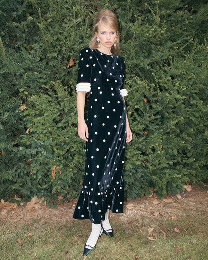 Milly Pearl Dress - Black