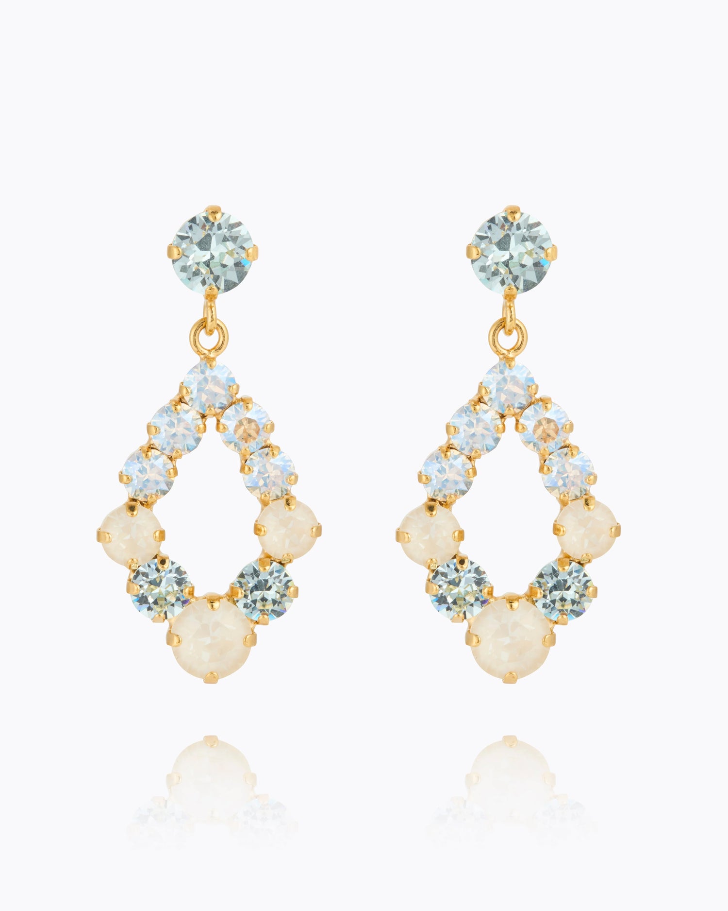Mini Delia Earrings Gold - Azore Combo