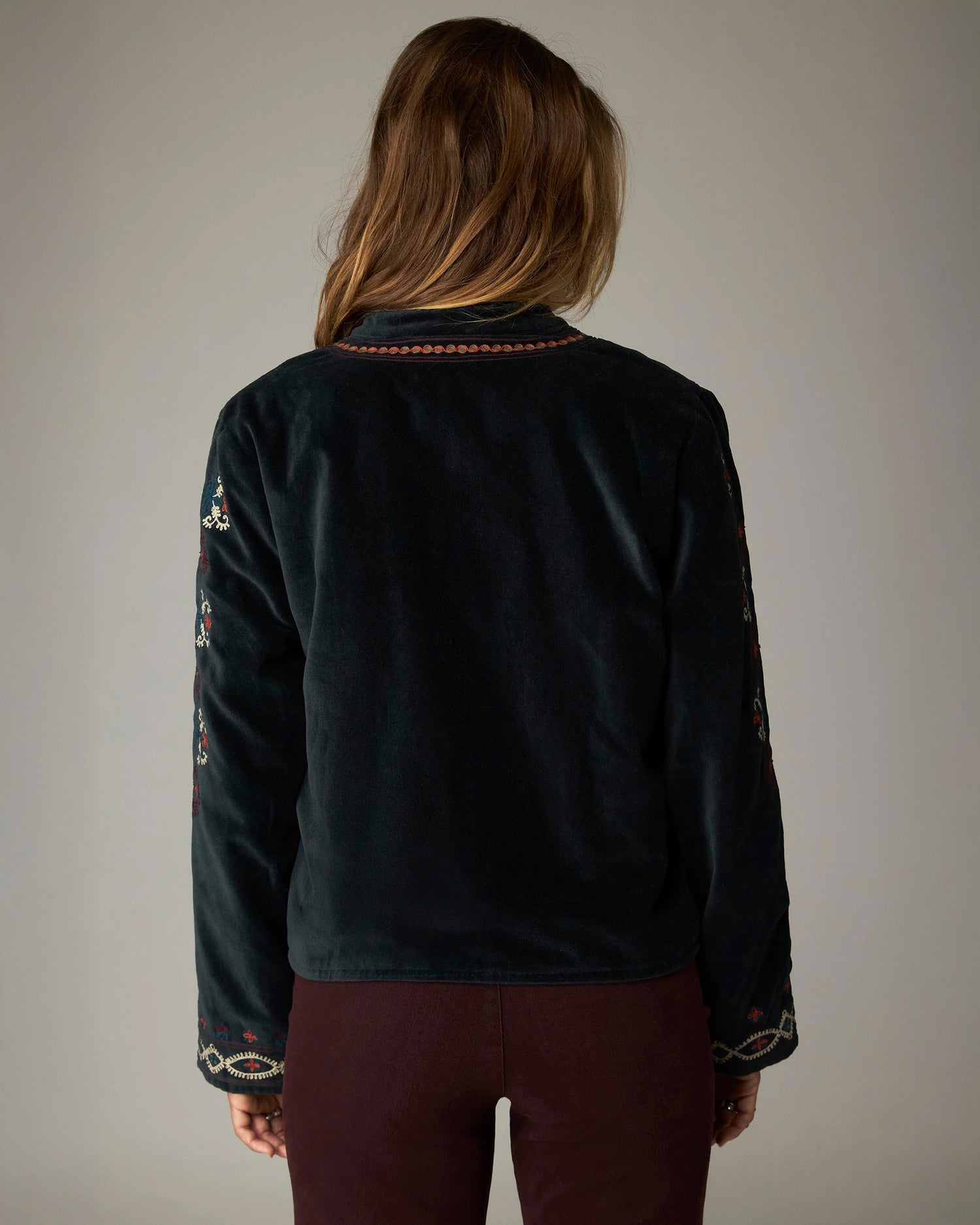 Minotaure Velvet Jacket - Jade