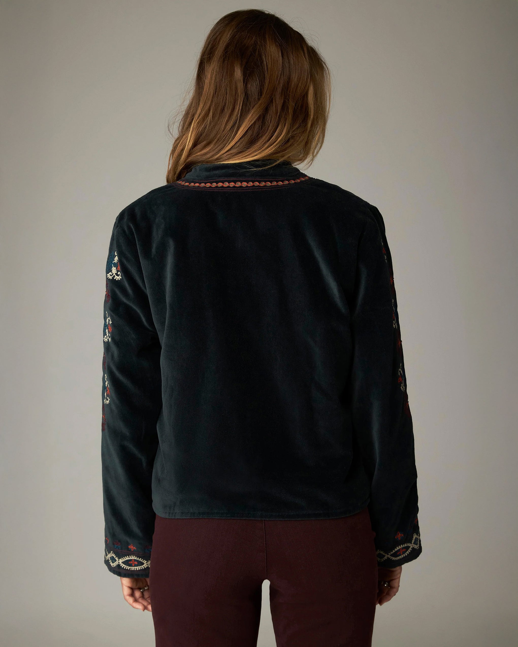 Minotaure Velvet Jacket - Jade