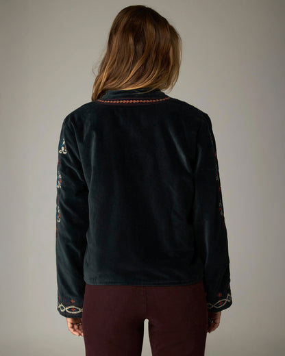 Minotaure Velvet Jacket - Jade