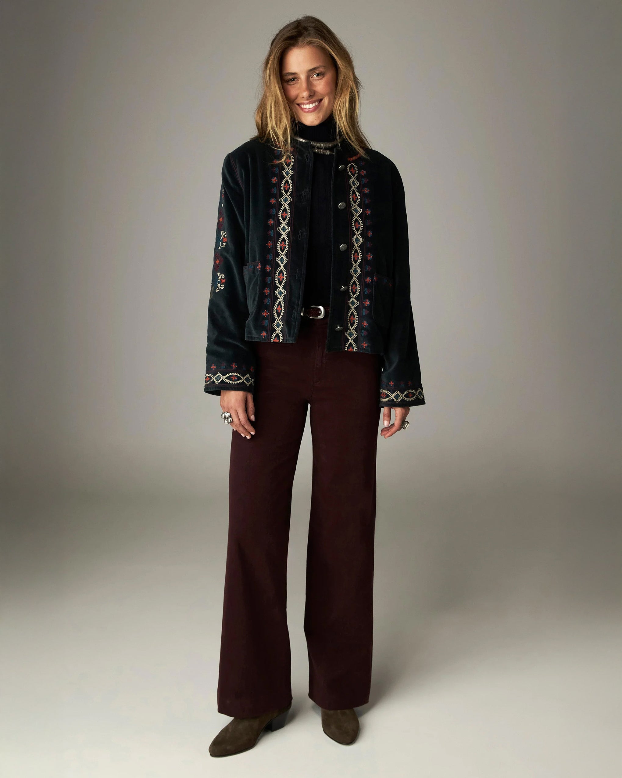 Minotaure Velvet Jacket - Jade