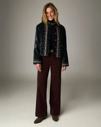 Minotaure Velvet Jacket - Jade