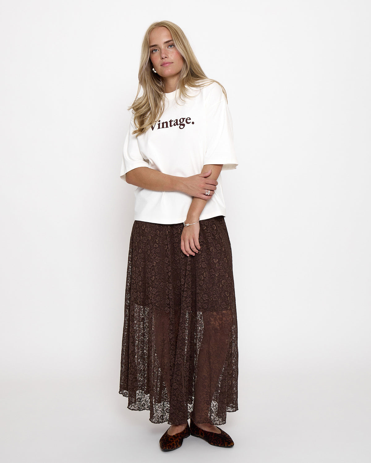Sabine T-Shirt - Cloud Dancer