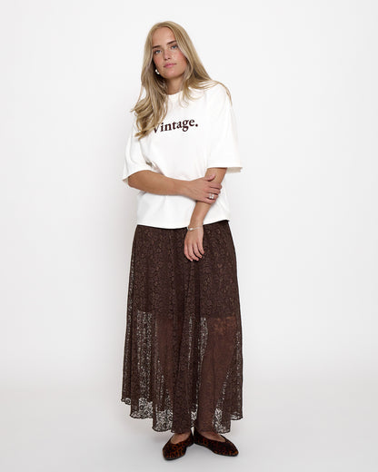 Sabine T-Shirt - Cloud Dancer