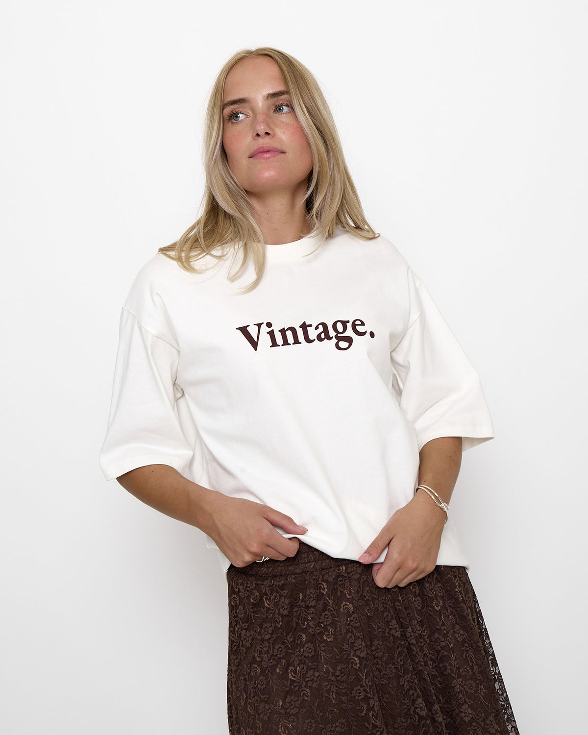 Sabine T-Shirt - Cloud Dancer