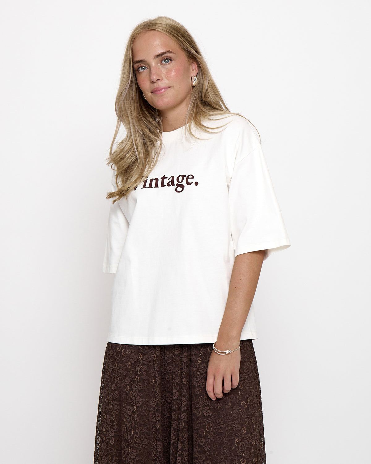Sabine T-Shirt - Cloud Dancer