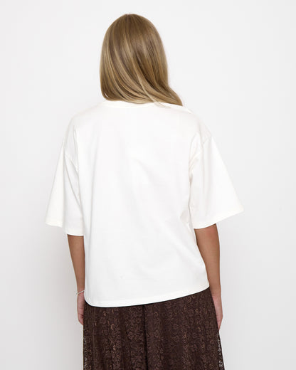 Sabine T-Shirt - Cloud Dancer