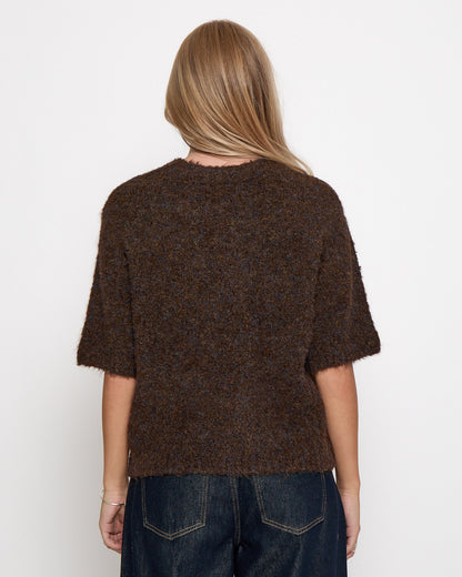 Margrethe Grs Rws Knit T-Shirt - Tiramisu