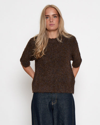 Margrethe Grs Rws Knit T-Shirt - Tiramisu