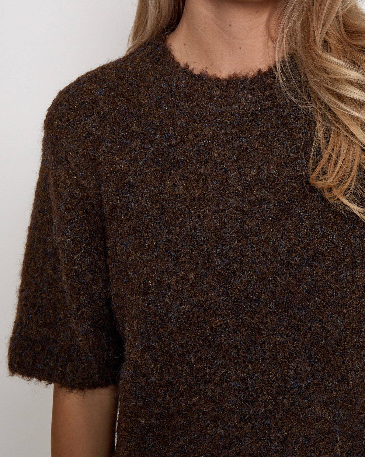 Margrethe Grs Rws Knit T-Shirt - Tiramisu