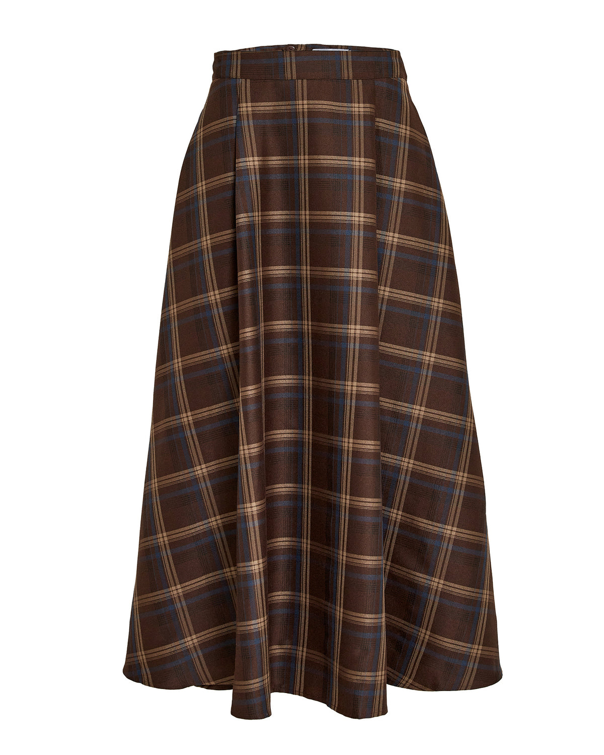 Christel Midi Skirt - Tiramisu Checked