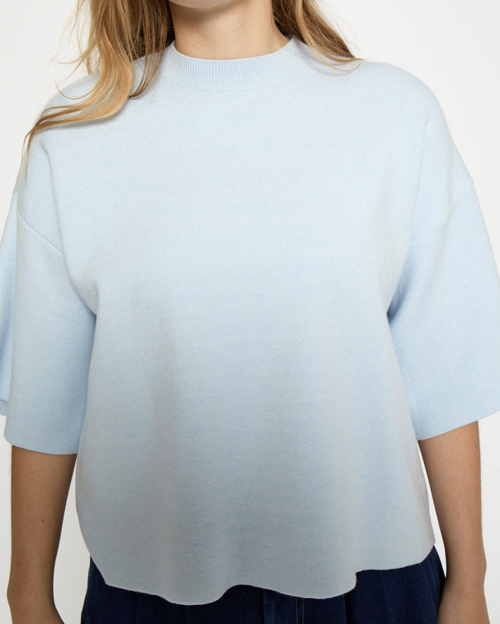 Lupi Knit T-Shirt - Skyway Blue