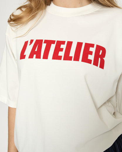 Stine T-Shirt - Cloud Dan/Red