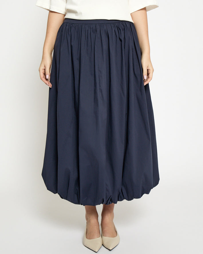 Oline Midi Skirt - Sky Captain