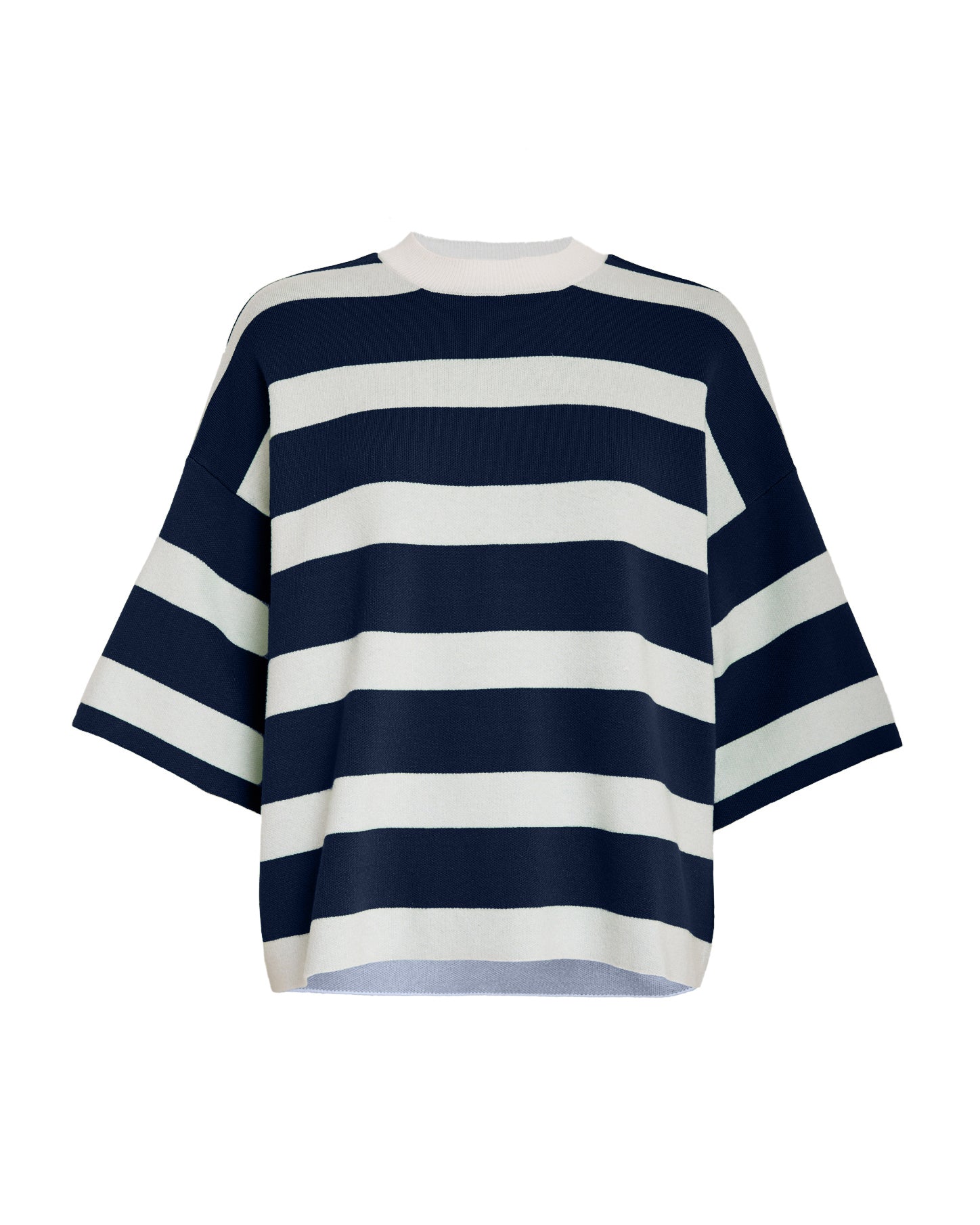 Lupi Knit T-Shirt - Sky Captain Stripe