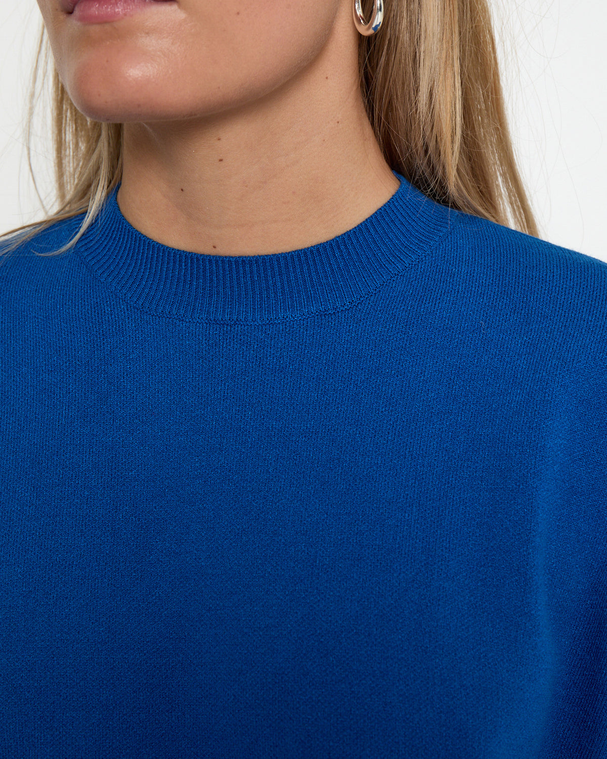Lupi Knit T-Shirt - Lapis Blue