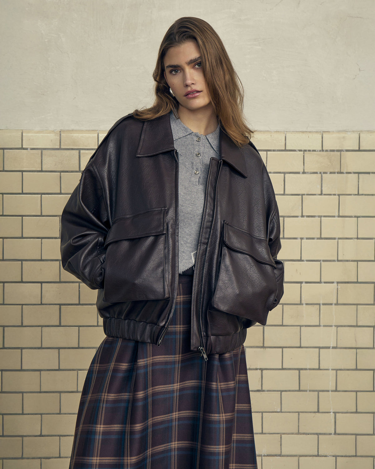 Penny Jacket - Java Brown Print