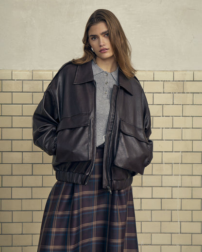 Penny Jacket - Java Brown Print