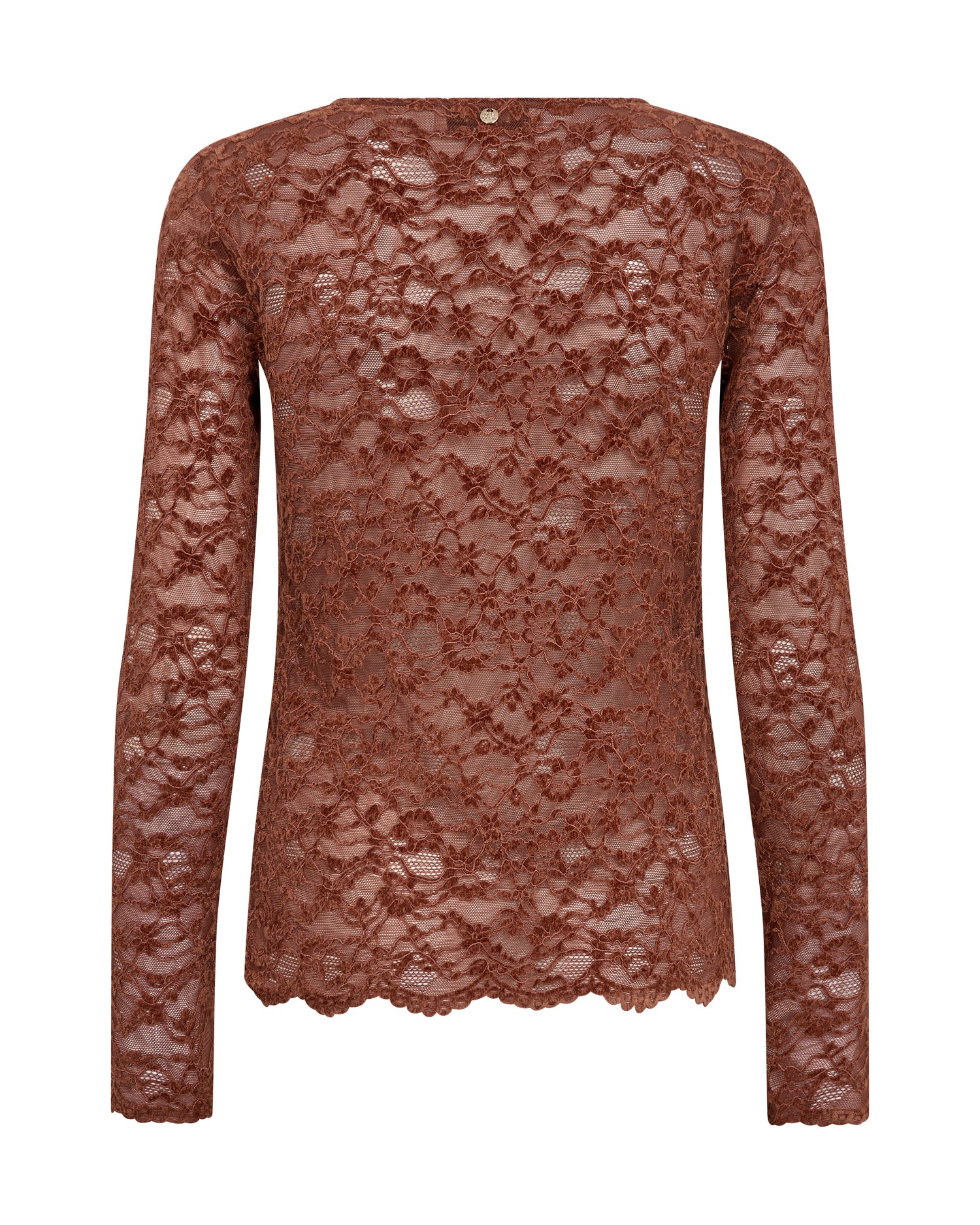 Miriel Velvet Lace Blouse - Imperial Topaz