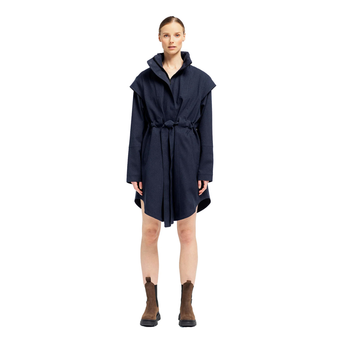 Monsun Coat - Dark Navy