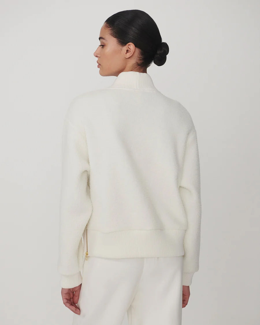 Mumford Half Zip Fleece - Egret