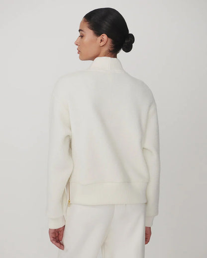 Mumford Half Zip Fleece - Egret