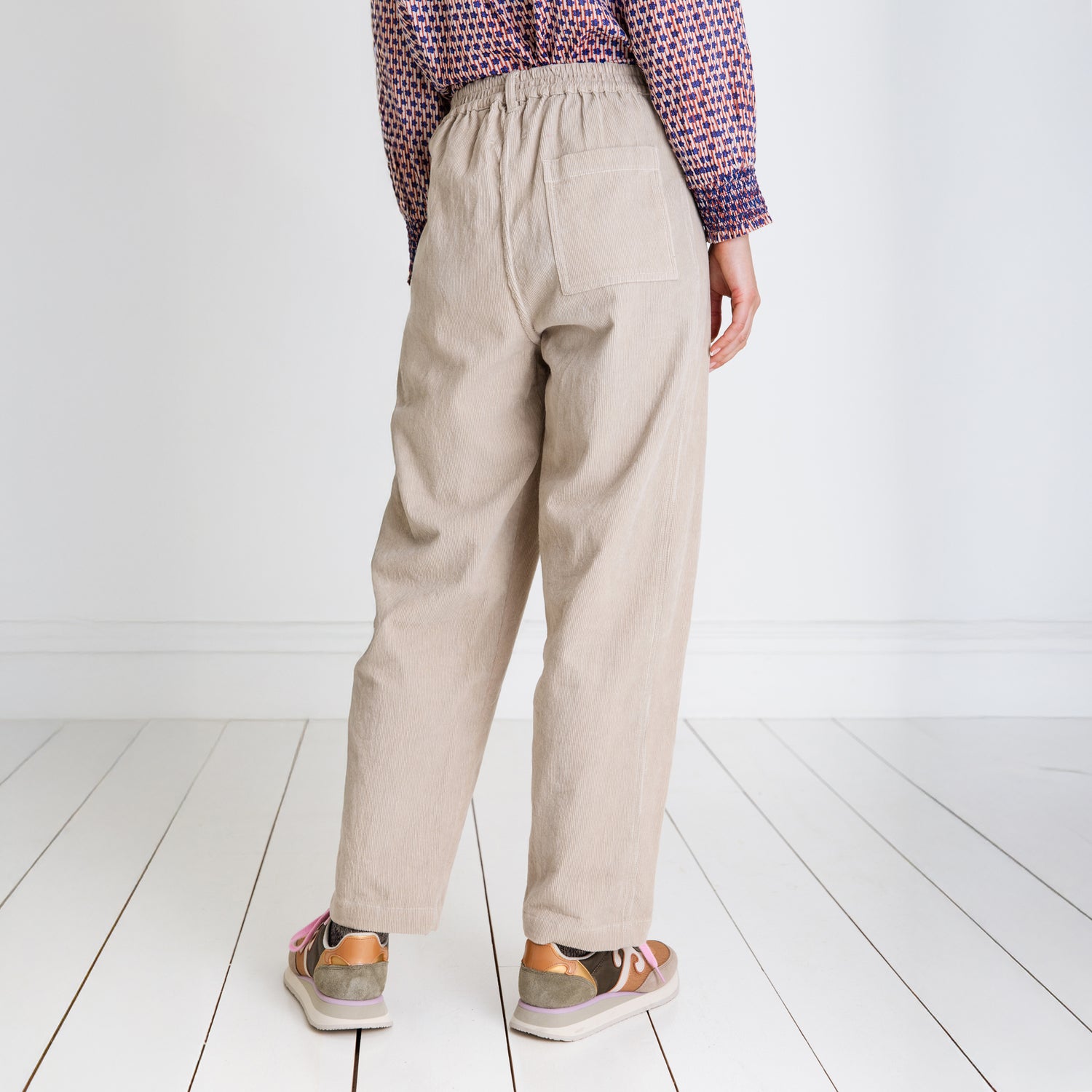 Nova Cord Trouser - Ecru