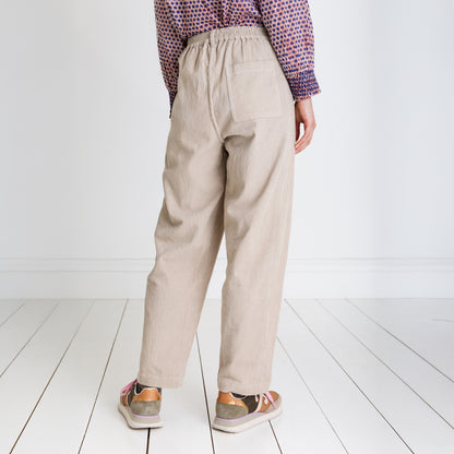 Nova Cord Trouser - Ecru