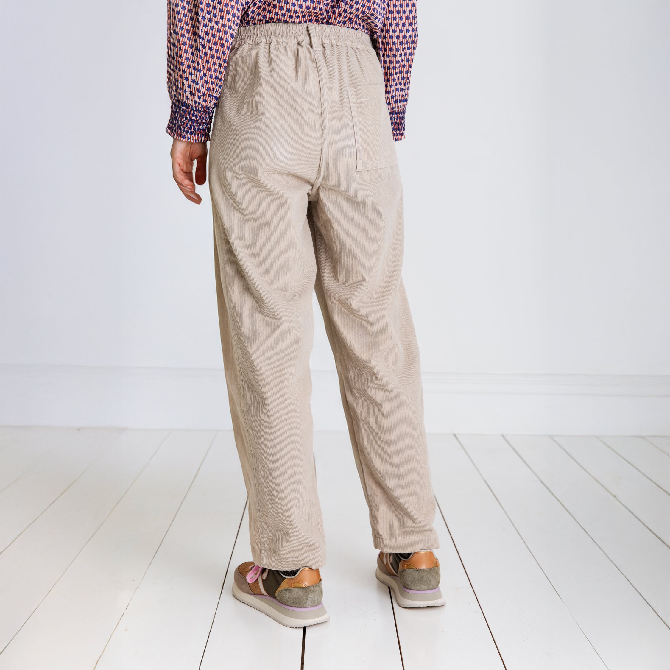Nova Cord Trouser - Ecru