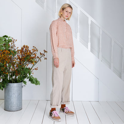 Nova Cord Trouser - Ecru