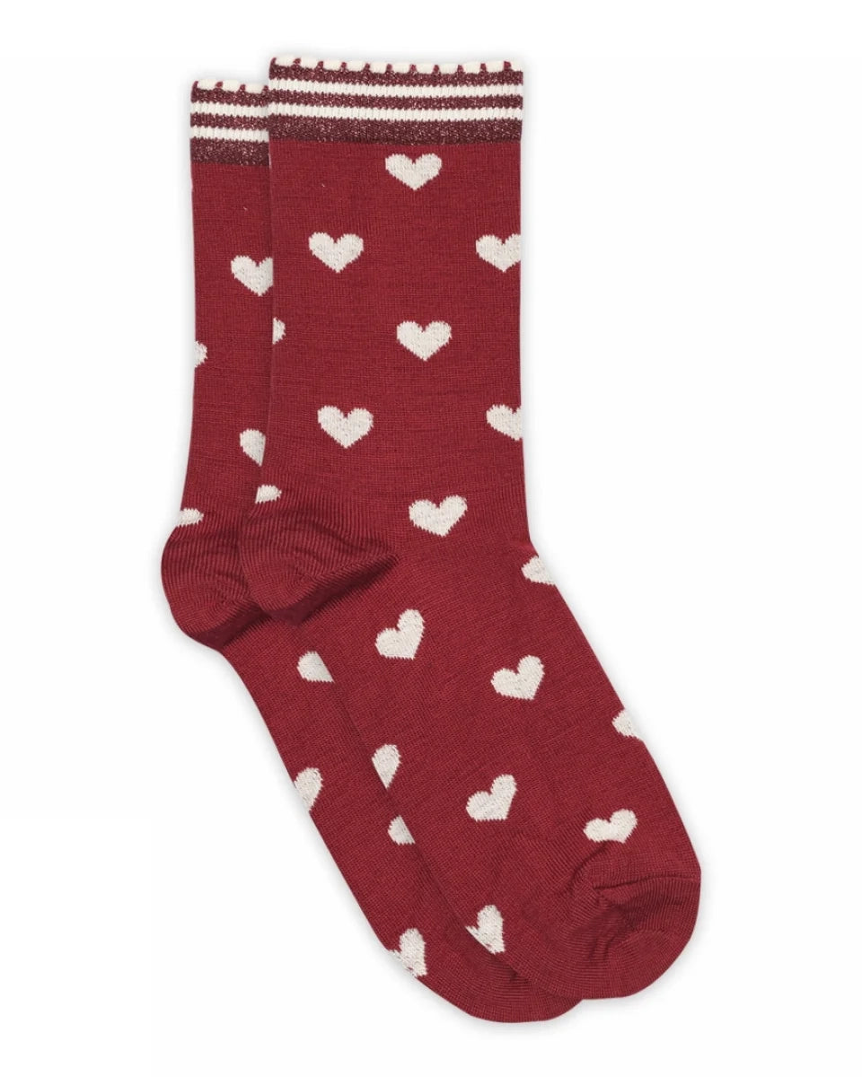 Nadia Socks - Karanda Red