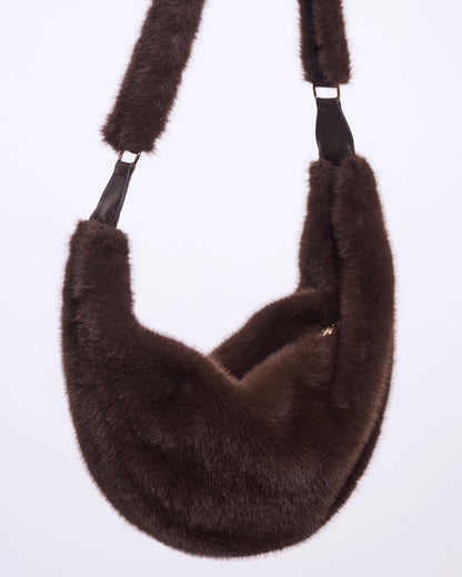 Nayla Cross Body Bag - Coffee Roast