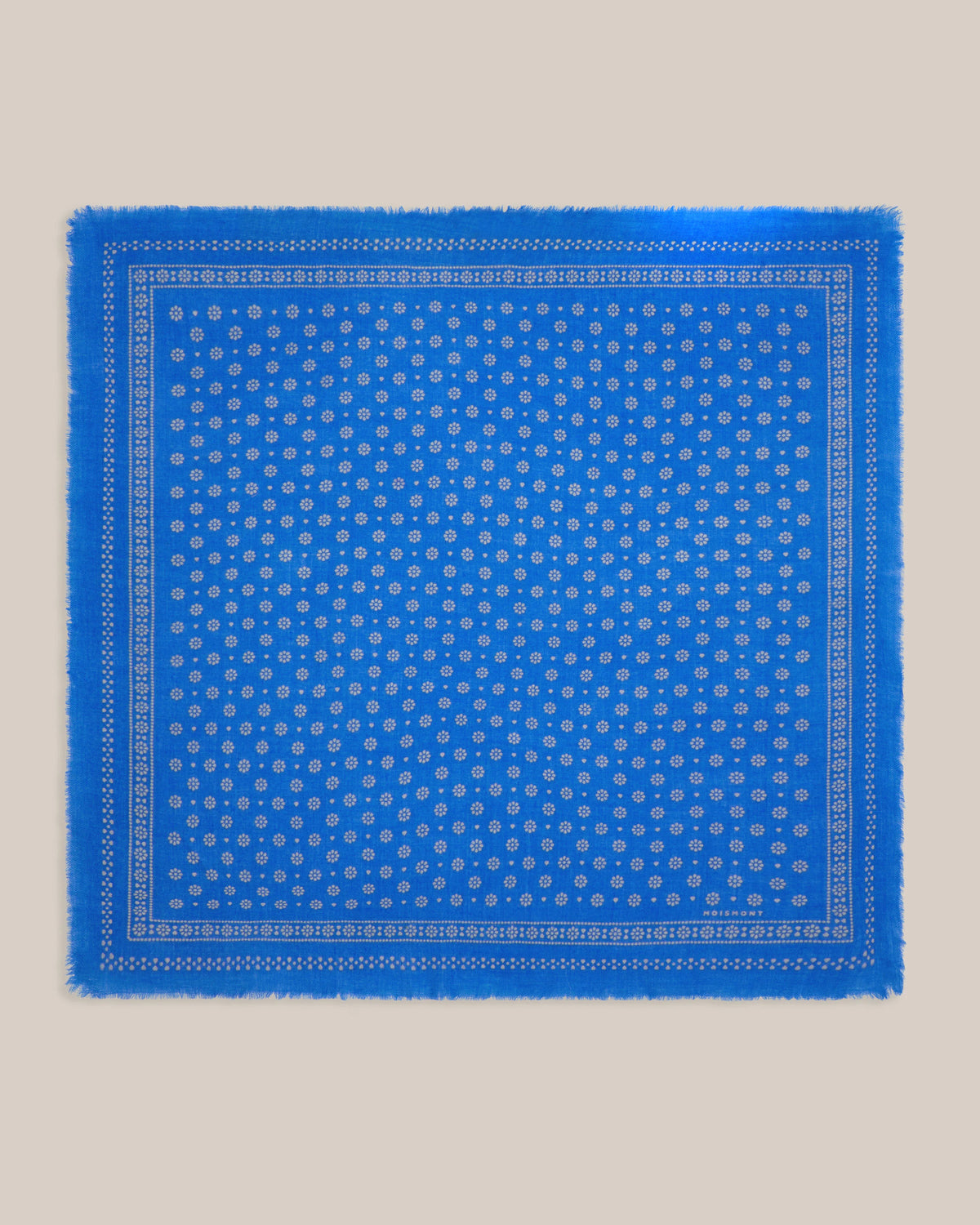 No.676 100% Wool Bandana Print Scarf - Circus